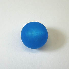 Polaris-Perle Struktur 14mm azurblau